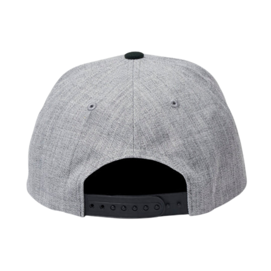 Crest Netplus Snapback - Heather Grey/Black