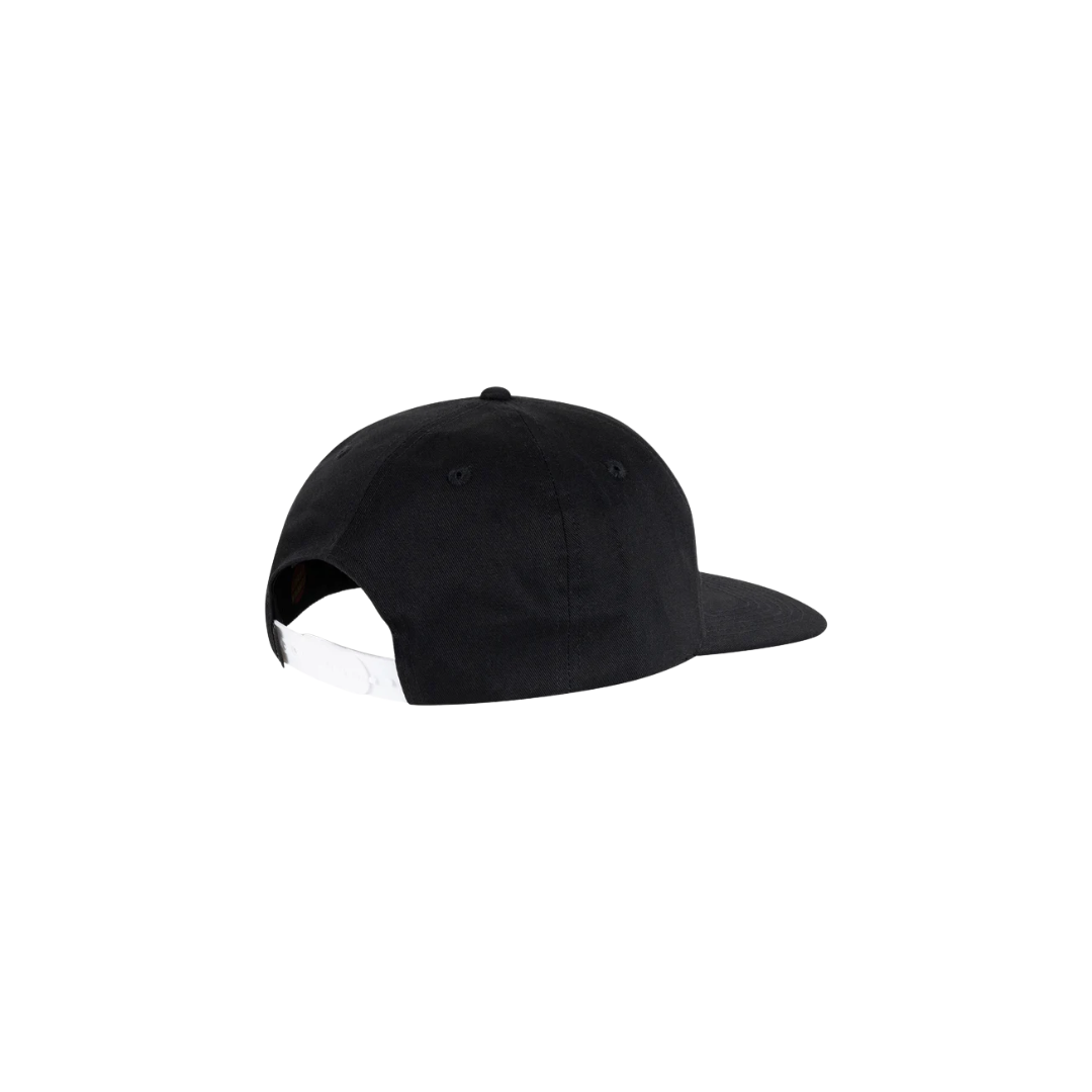 Drip Dot Snapback Cap - Black