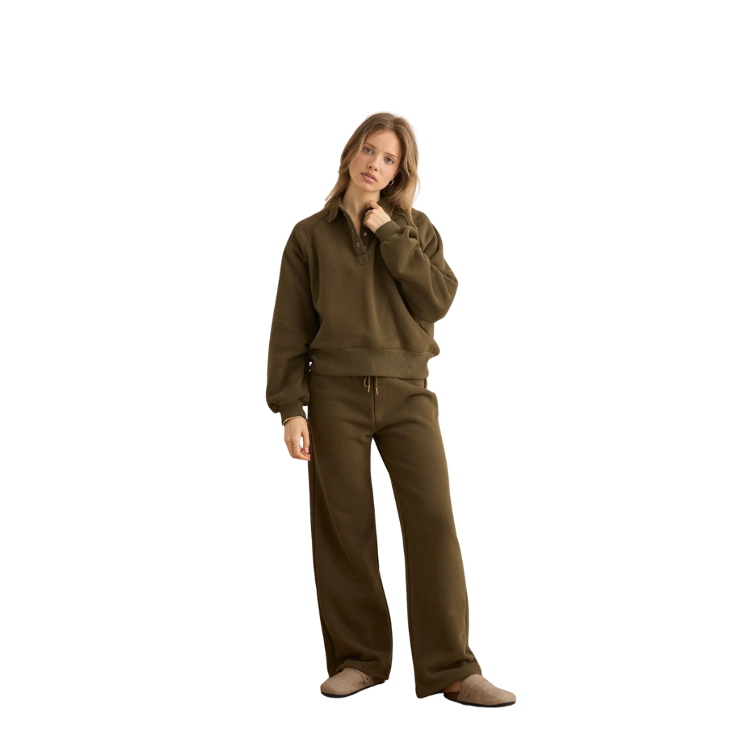 Everyday Fleece Pullover - Dark Olive