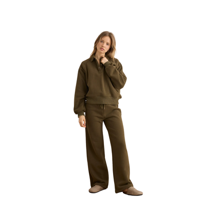 Everyday Fleece Pullover - Dark Olive