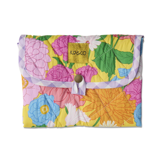 Follow The Sun Yellow Baby Change Mat One Size