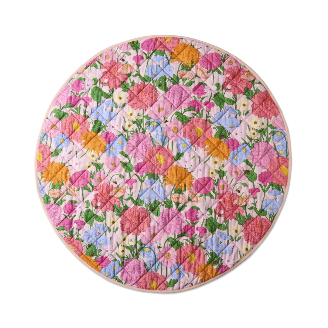 Follow The Sun Yellow Quilted Baby Play Mat One Size