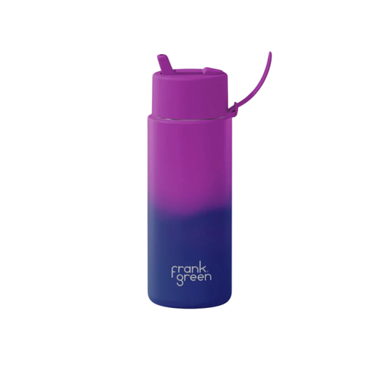 Frank Green Colour Changing Ultralite Bottle - Twilight with Flip Straw Lid 1 Litre