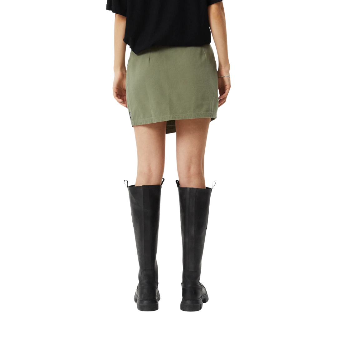 Fraser Utility Mini Skirt - Olive