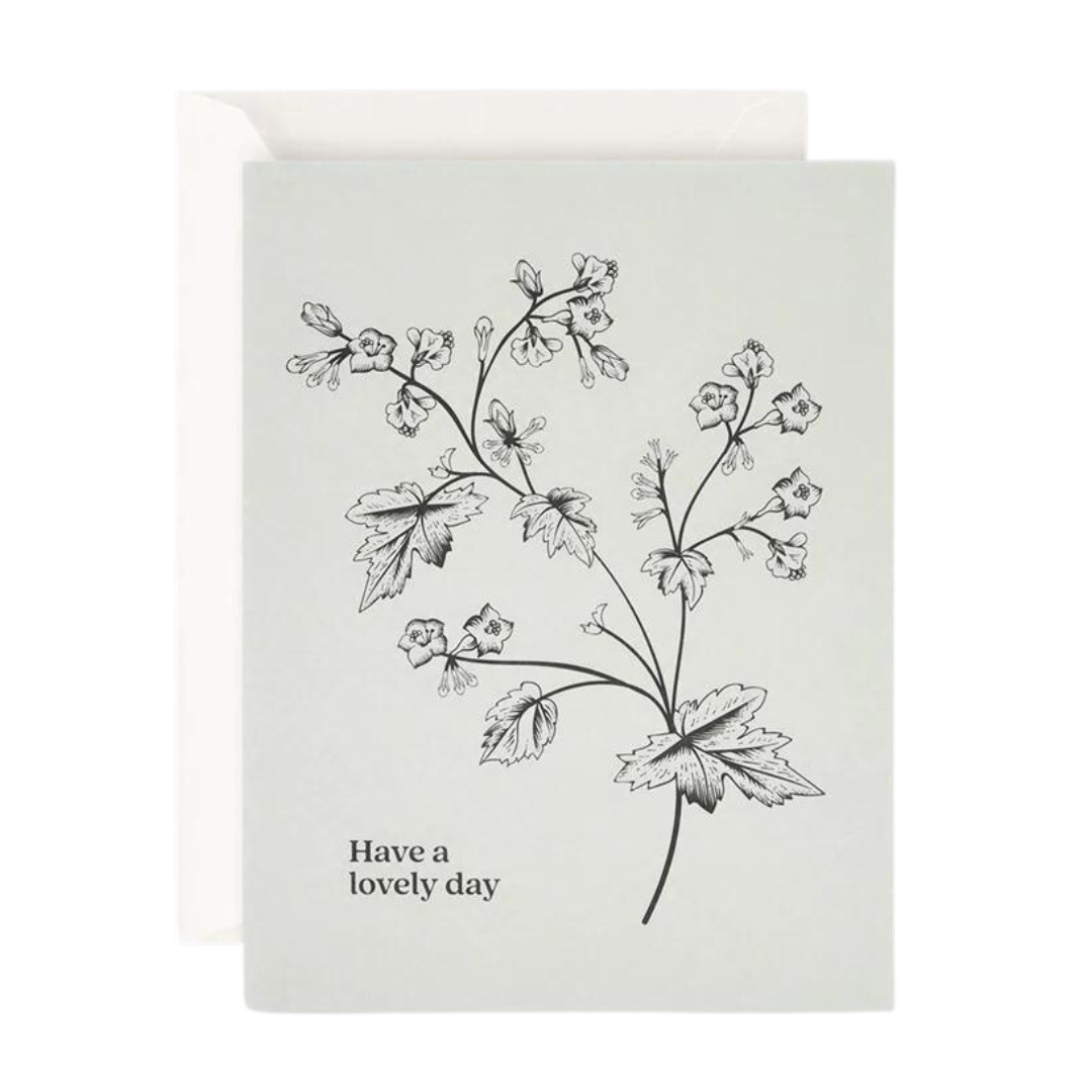 Green Have A Lovely Day Card