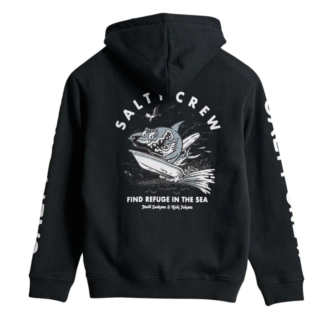 Hot Rod Shark Boys Fleece - Black