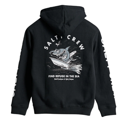 Hot Rod Shark Boys Fleece - Black