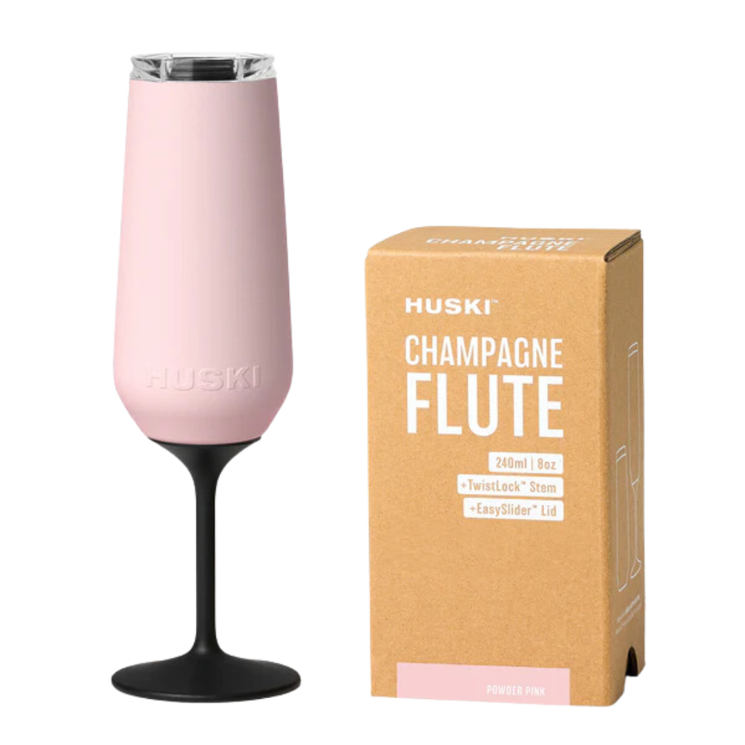 Huski Champagne Flute - Powder Pink