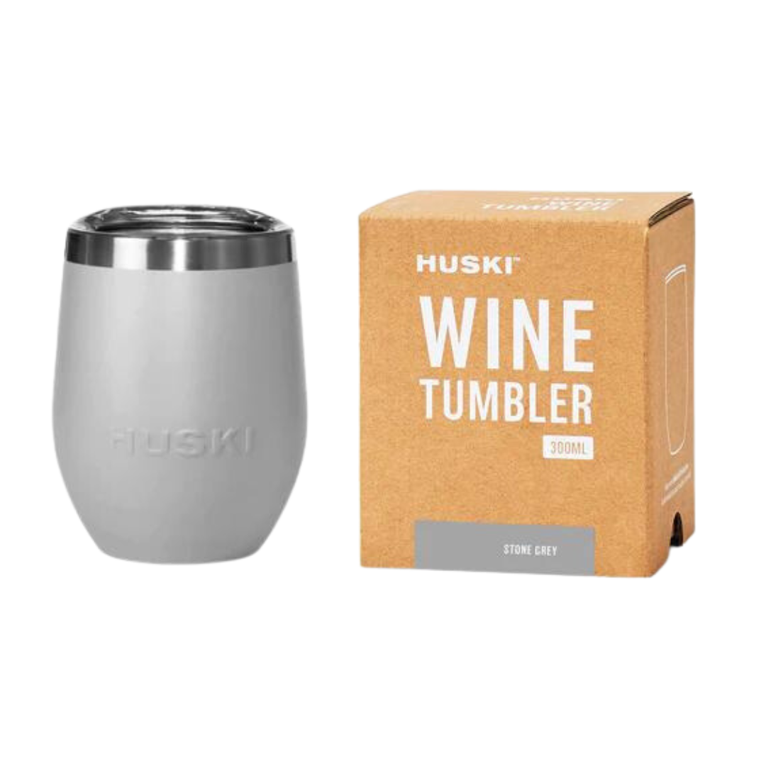 Huski Wine Tumbler - Stone Grey