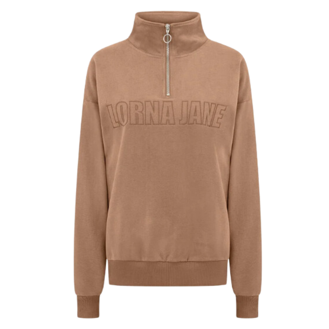 Iconic Quarter Zip Sweat - Cedar