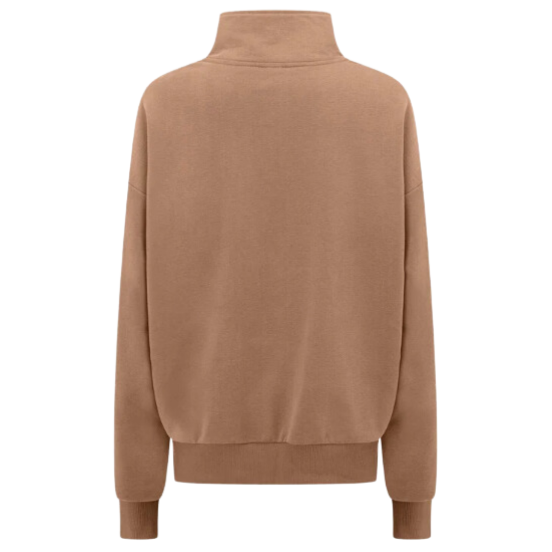 Iconic Quarter Zip Sweat - Cedar