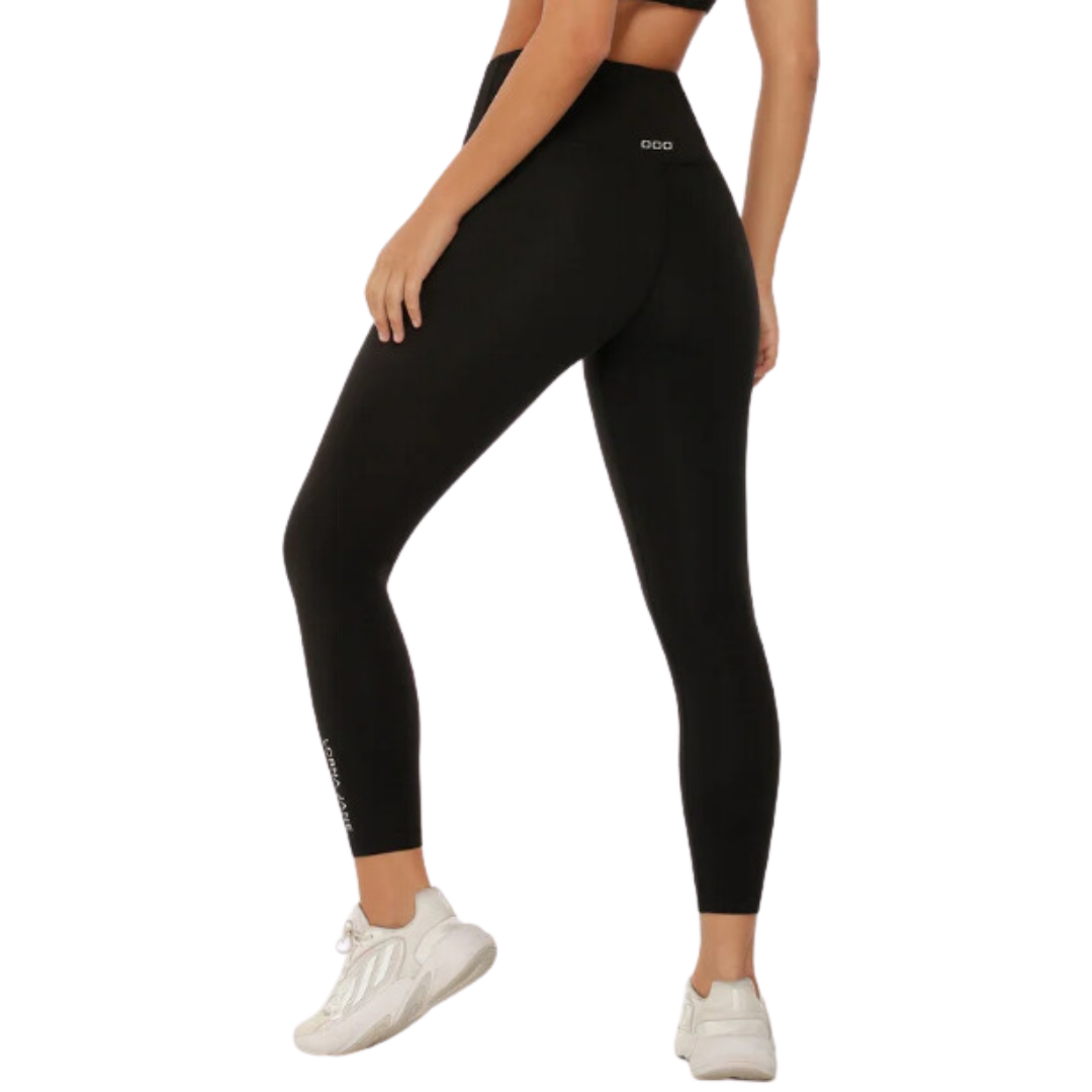 Lotus Ankle Biter Leggings - Black