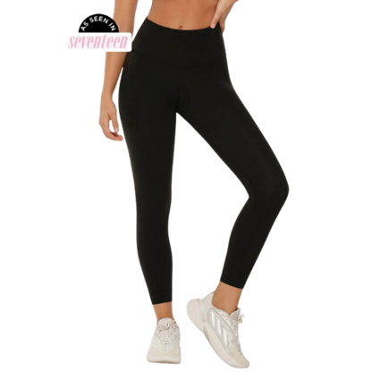 Lotus Ankle Biter Leggings - Black