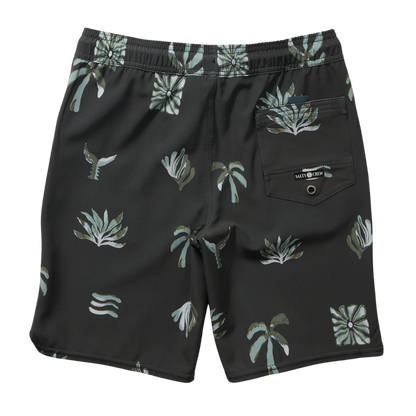 Lowtide Elastic Boardshort - Black Multi