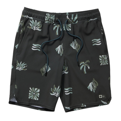 Lowtide Elastic Boardshort - Black Multi