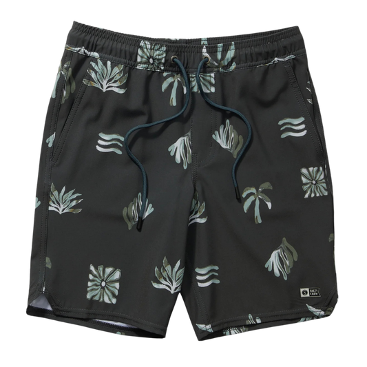 Lowtide Elastic Boardshort - Black Multi