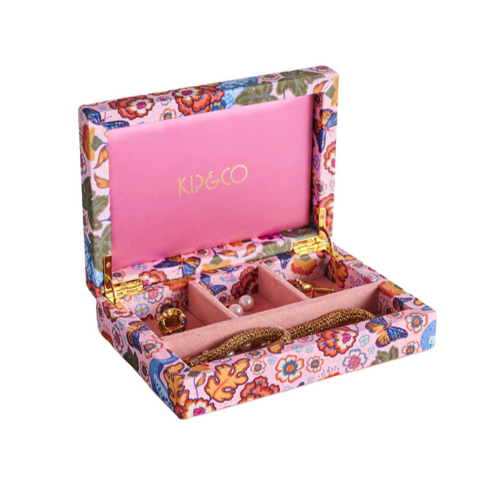 Lyon Velvet Jewellery Box Small