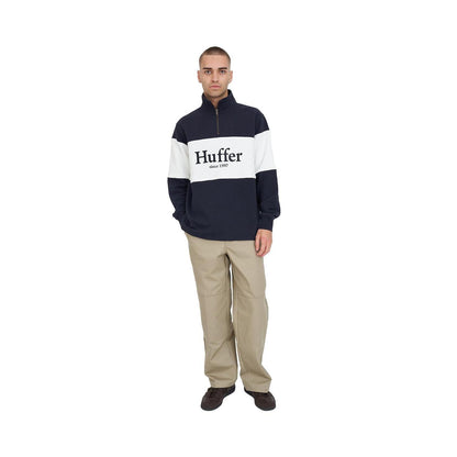 Classic 1/4 Zip Block Jersey - Navy