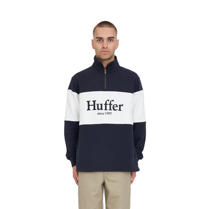 Classic 1/4 Zip Block Jersey - Navy