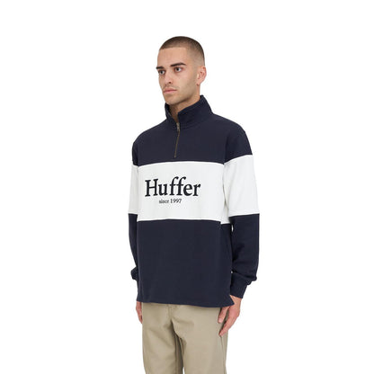 Classic 1/4 Zip Block Jersey - Navy