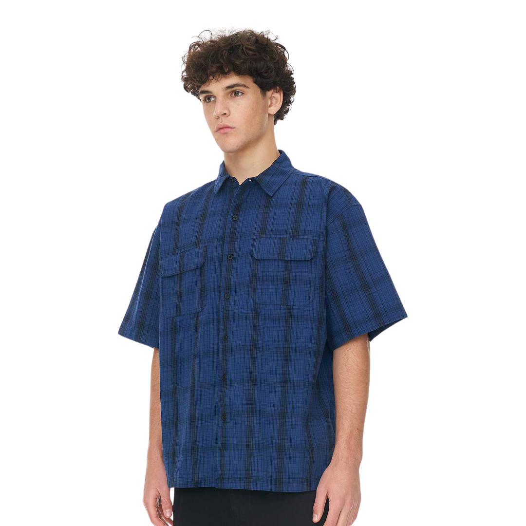Mech Shirt - Blue Check
