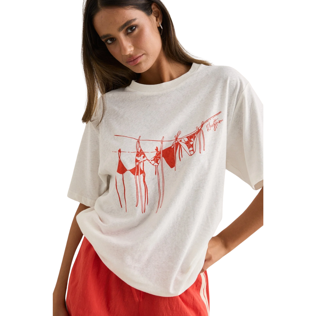 Melia Oversized T-Shirt - Red