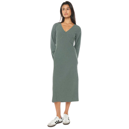 Melrose LS Shift Dress - Forest