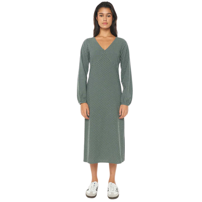 Melrose LS Shift Dress - Forest