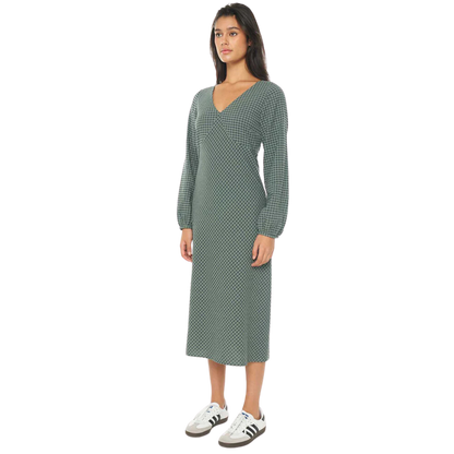 Melrose LS Shift Dress - Forest