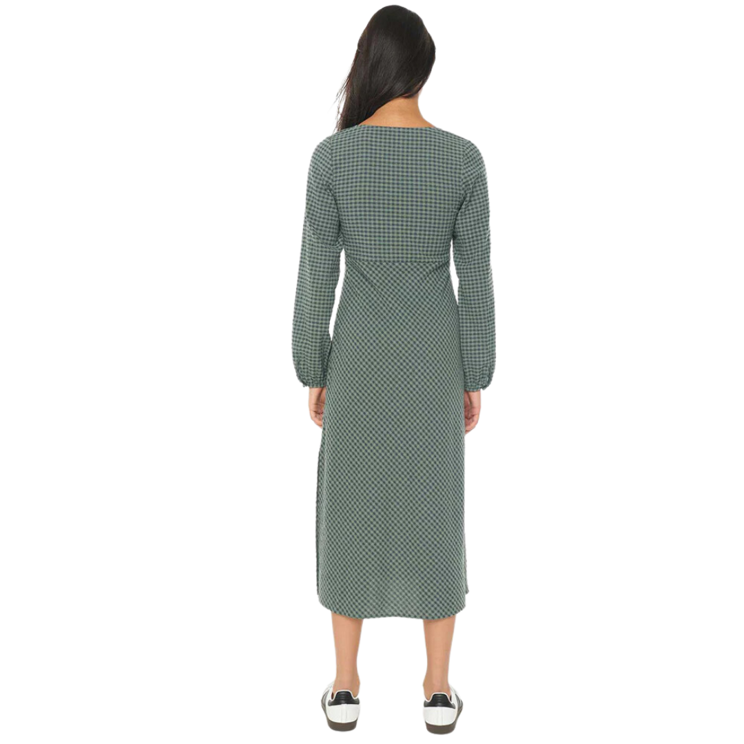 Melrose LS Shift Dress - Forest