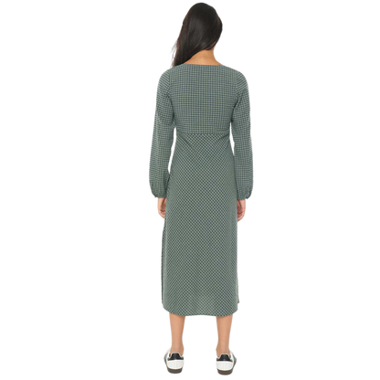 Melrose LS Shift Dress - Forest