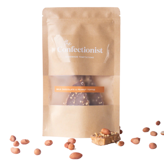 Milk Chocolate & Peanut Toffee - 100g Pouch