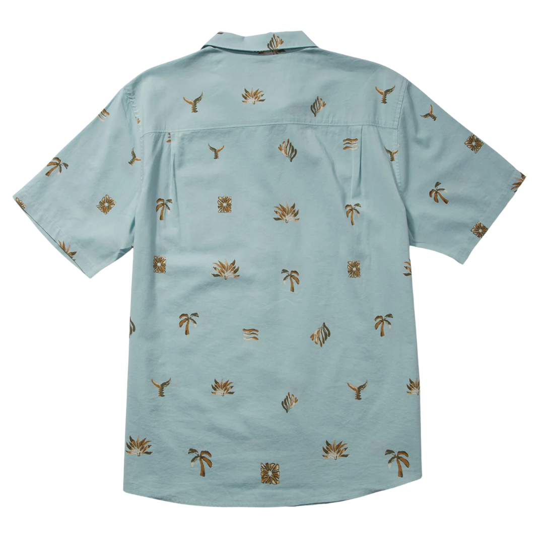 Oasis SS Woven Shirt - Aqua