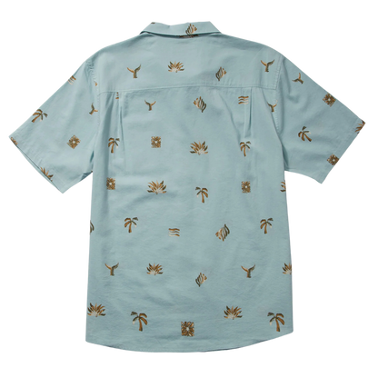 Oasis SS Woven Shirt - Aqua