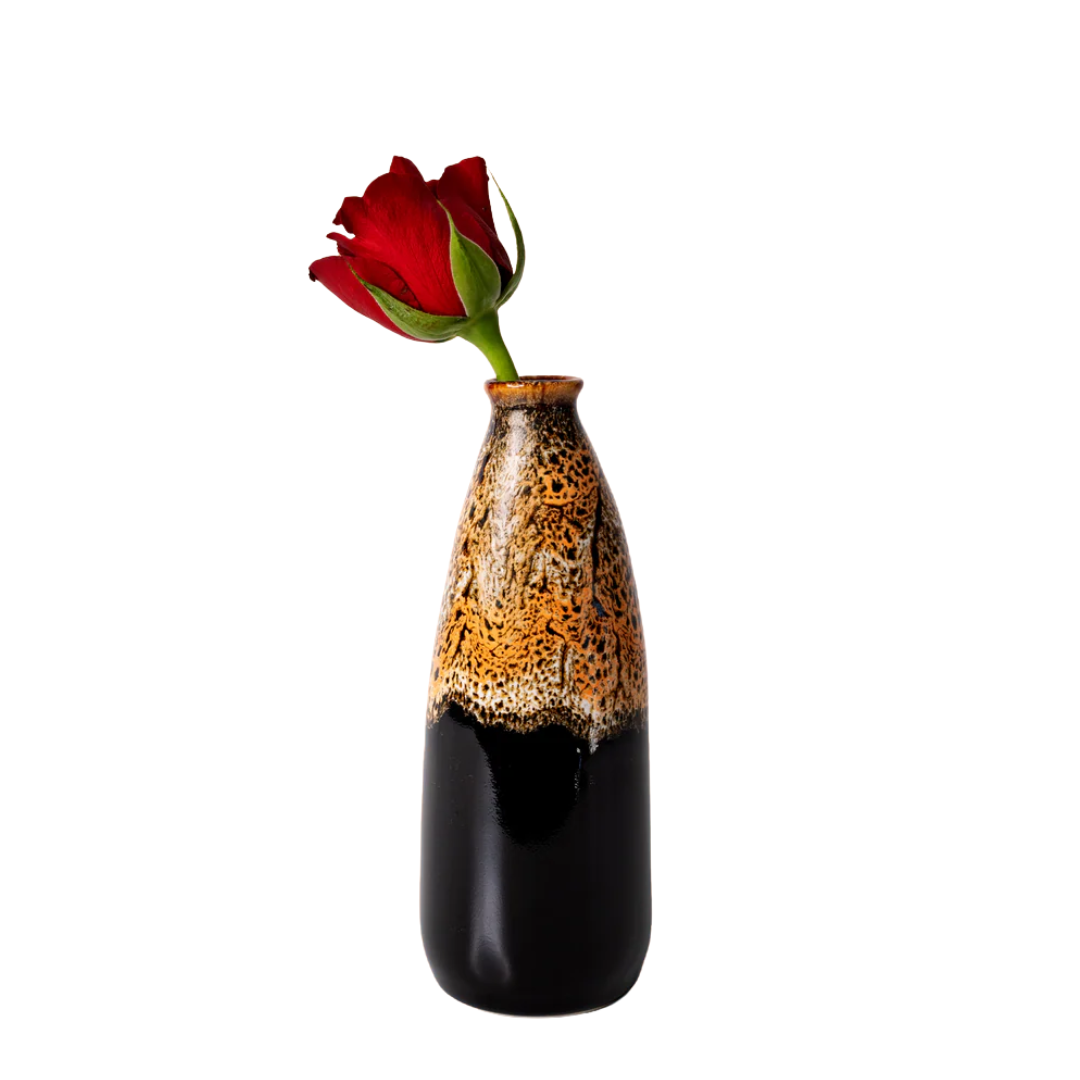 Olive Ceramic Vase