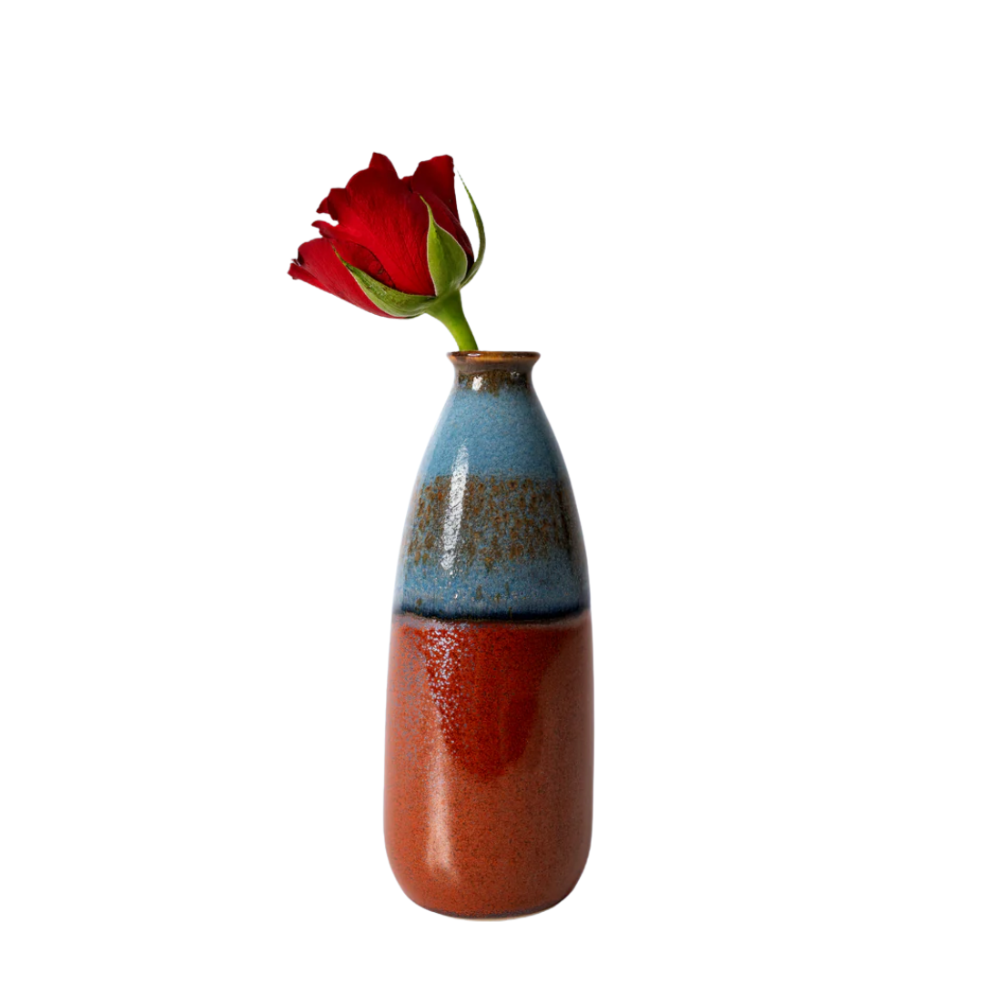 Olive Ceramic Vase