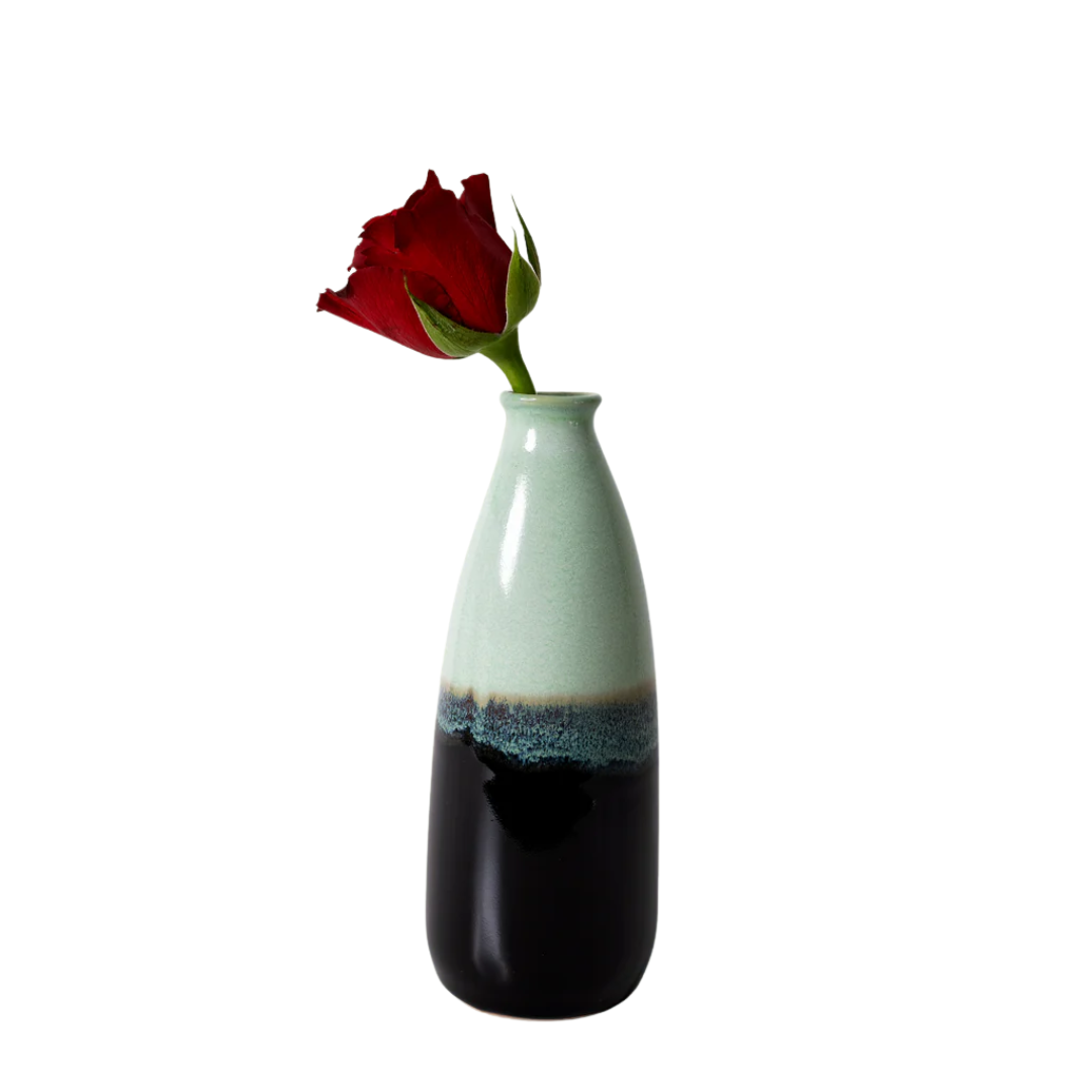 Olive Ceramic Vase