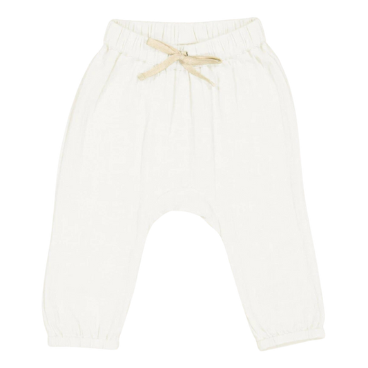 Organic Cotton Hudson Pants - White