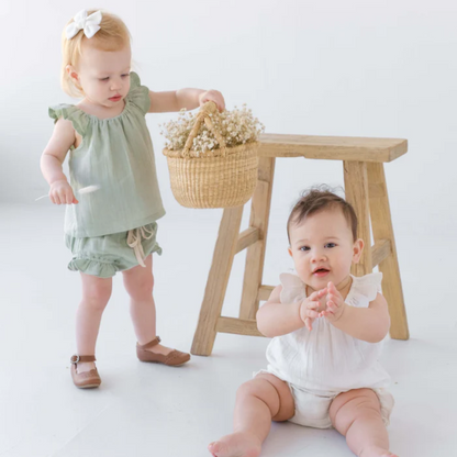 Organic Cotton Vivie Bloomers - Sage