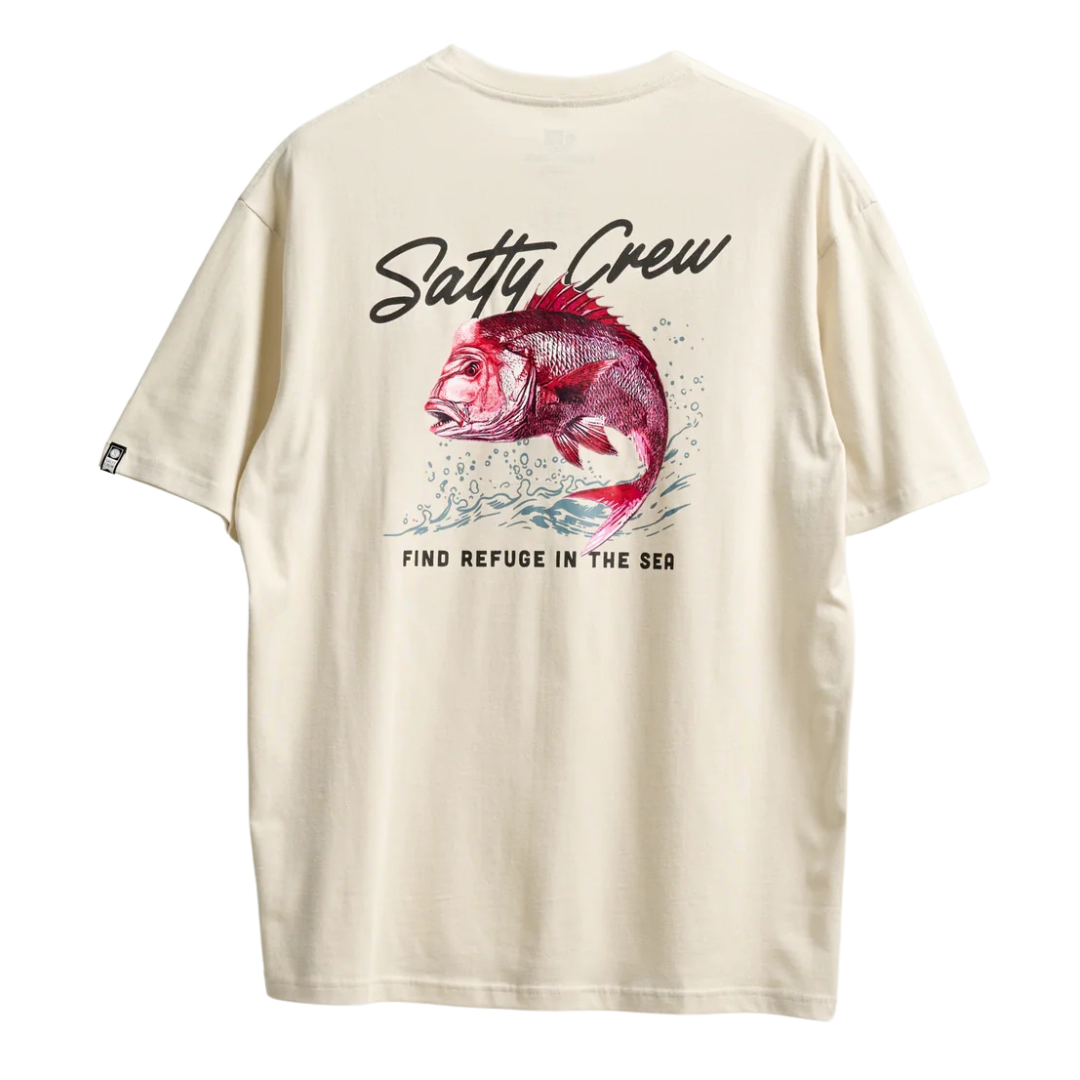 Snapper Premium SS Tee - Sand