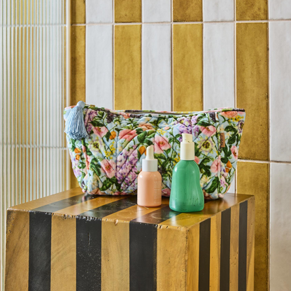 Spring In The Air Velvet Toiletry Bag One Size