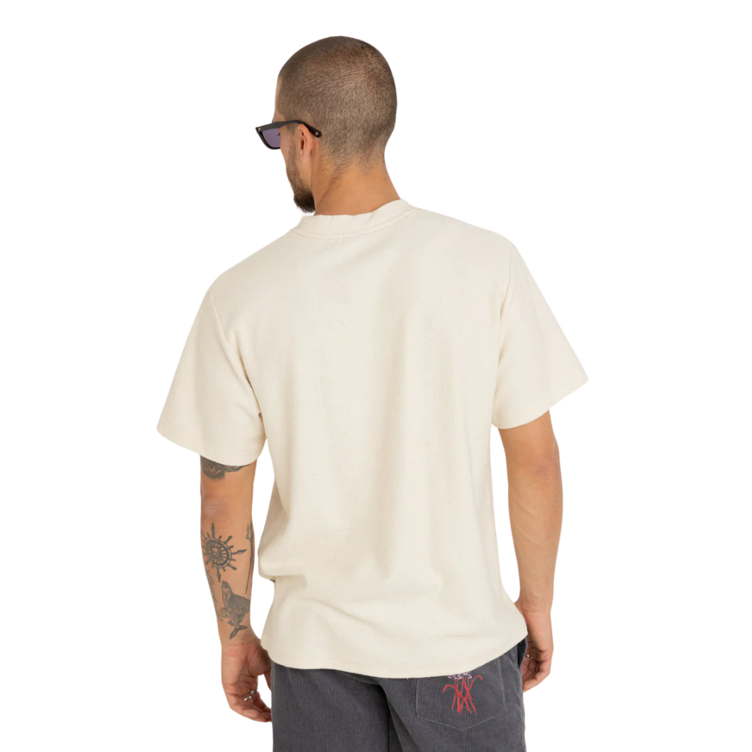 Stamp Vintage Terry Ss T-Shirt Natural