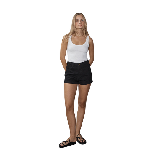 Studio - Denim Shorts - Washed Black