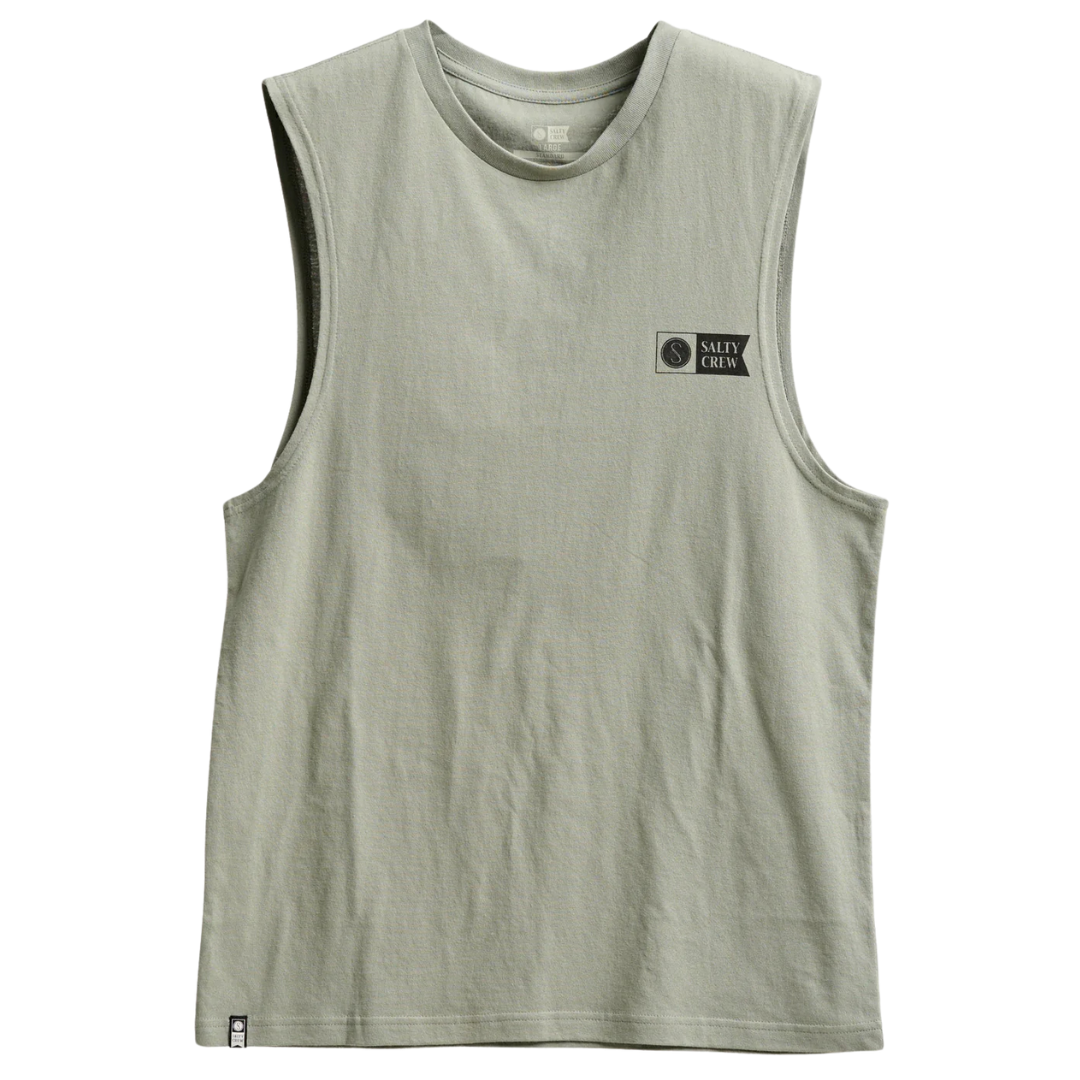 Tailgate Muscle Tank - Kelp Green