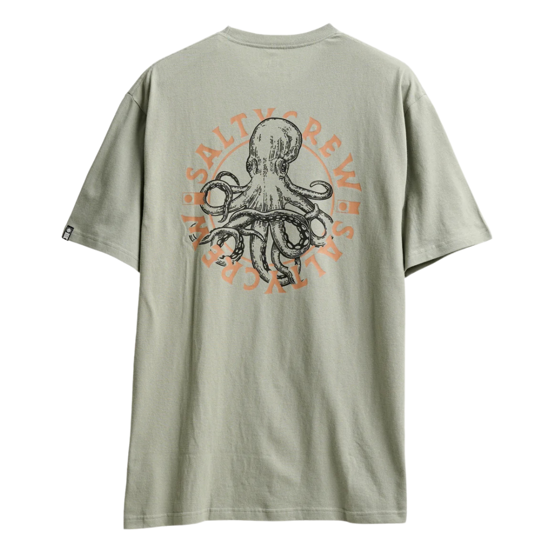 Tentacles Standard SS Tee - Kelp Green