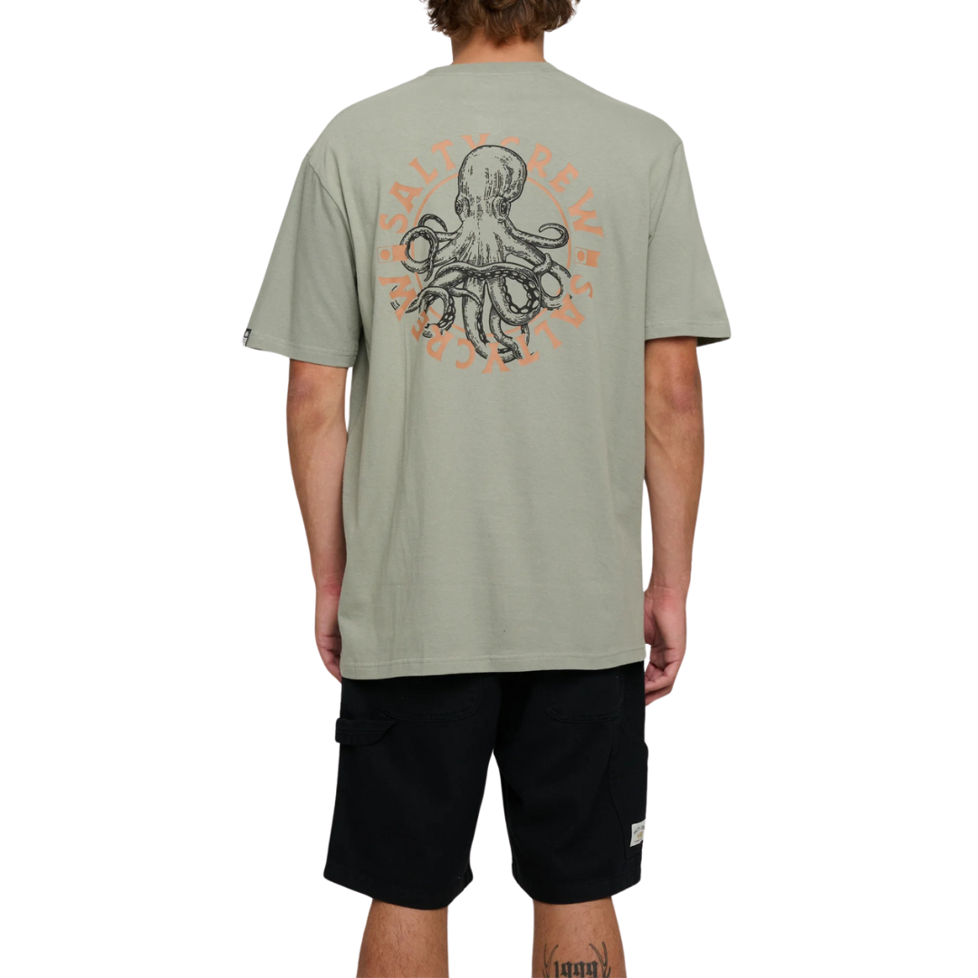 Tentacles Standard SS Tee - Kelp Green