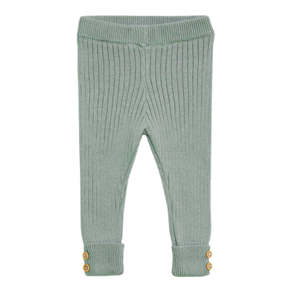 Texture Rib Legging - Whisper Green