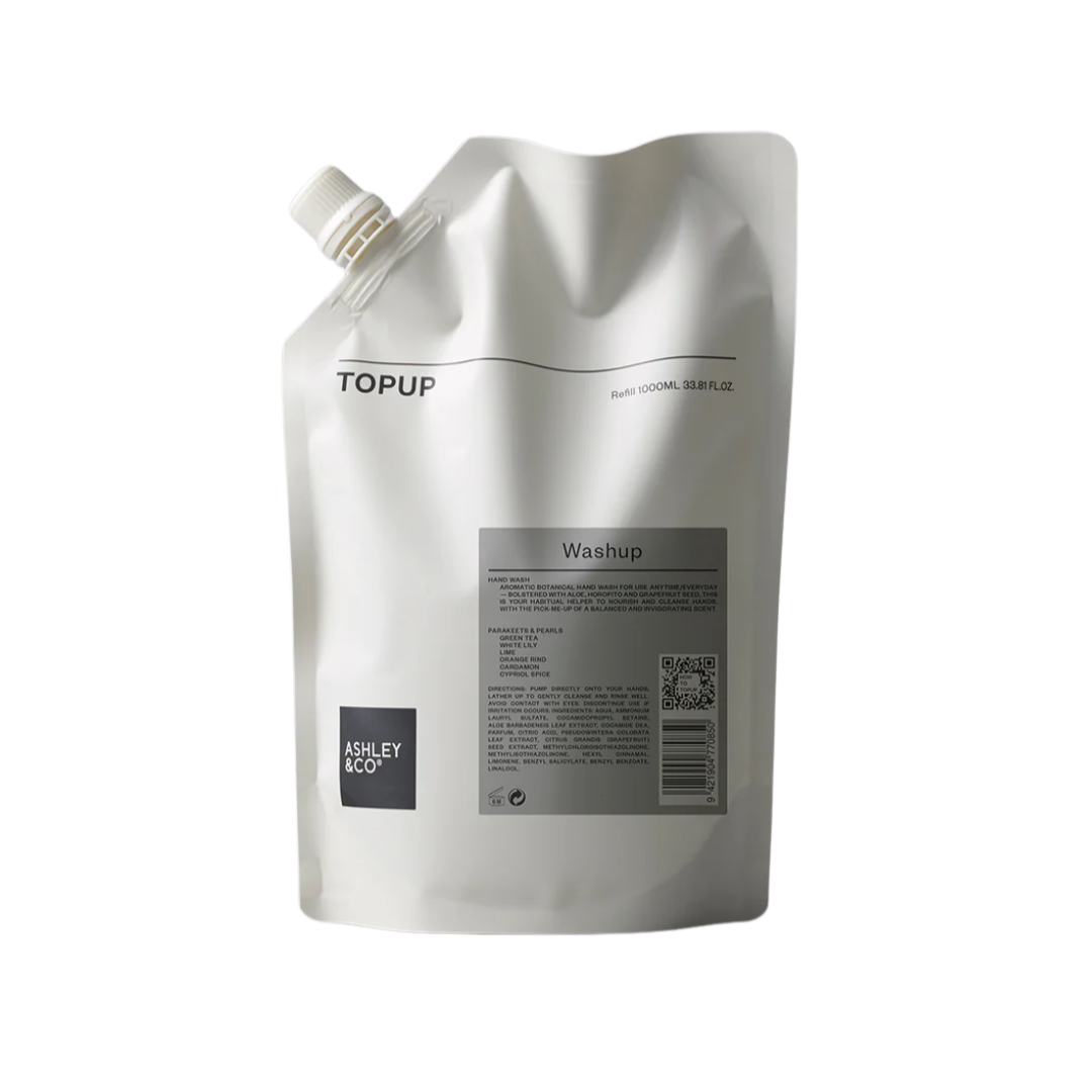 Topup Washup - Parakeets & Pearls