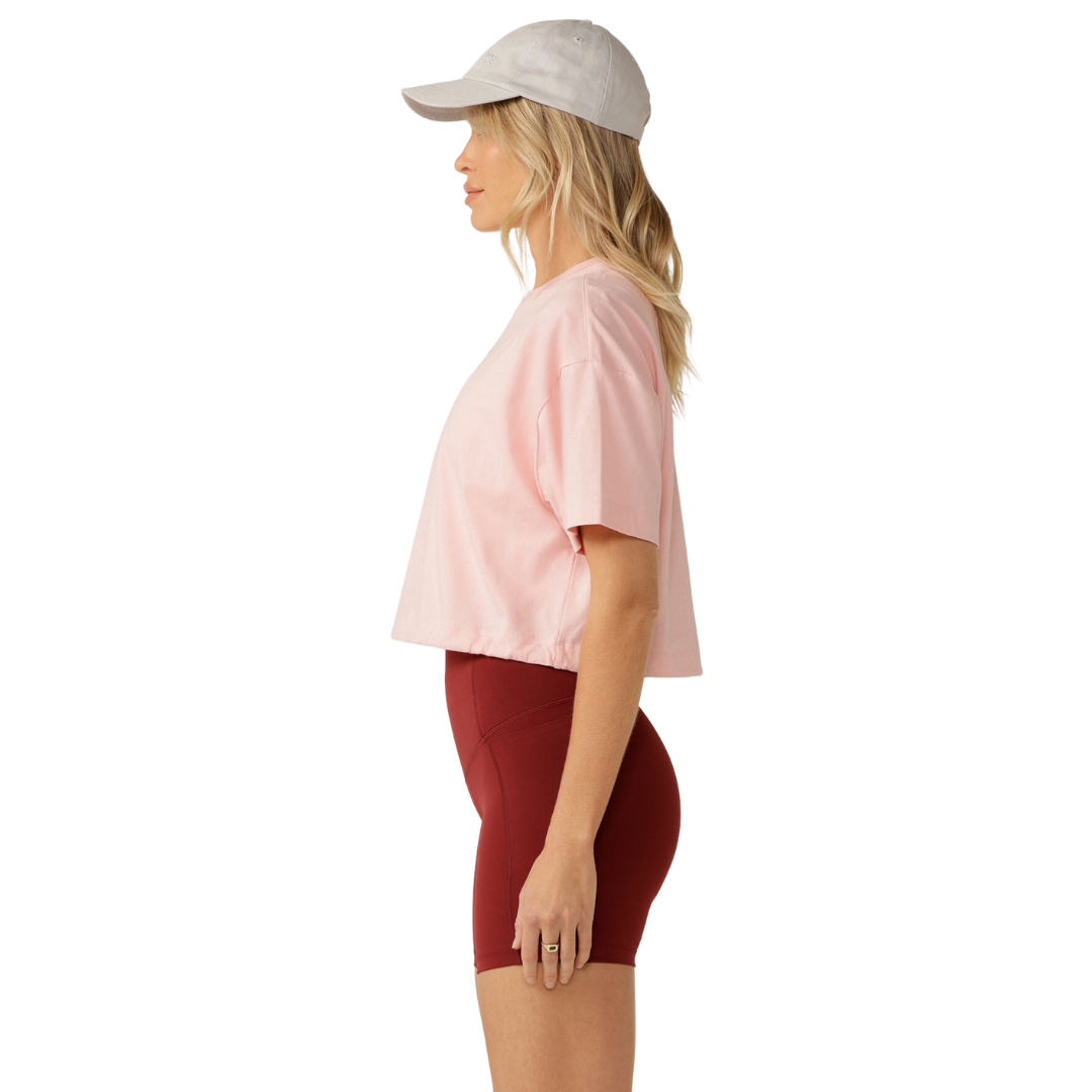 Trail Blazer Cropped Tee - Cotton Candy