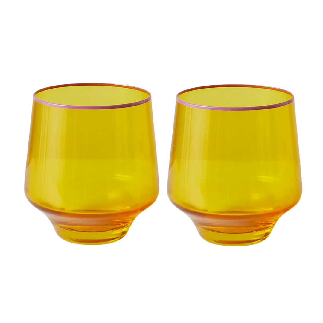 Tropical Punch Tumbler Glass 2P Set